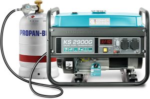 KS 2900G groupe electrogene gaz avec bouteille à gaz