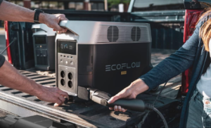 groupe-electrique ecoflow en utilisation