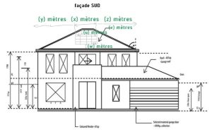 DP4 DP5 DP6 plan façade et toiture