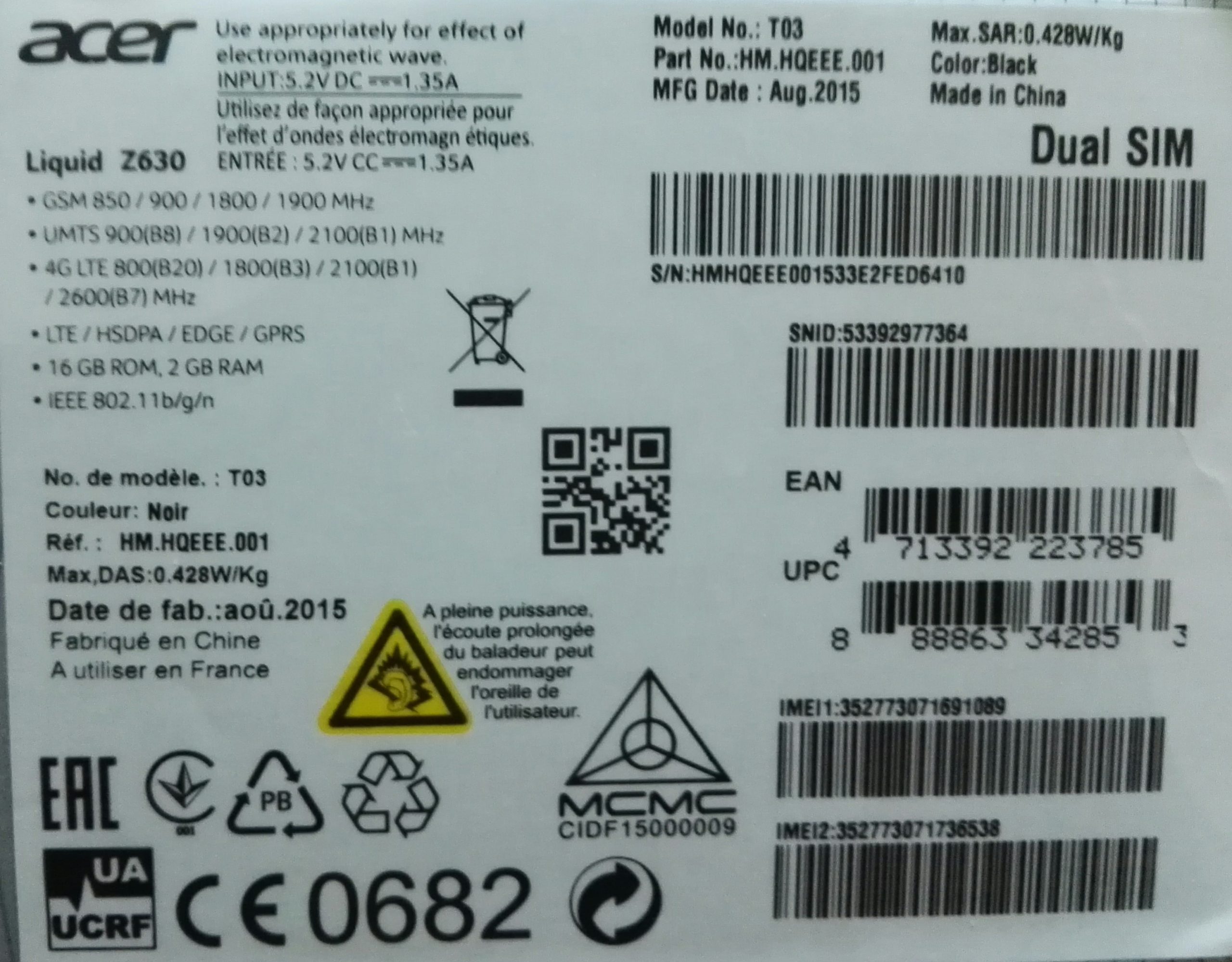 etiquette produit puissance