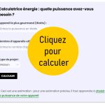calculer la puissance