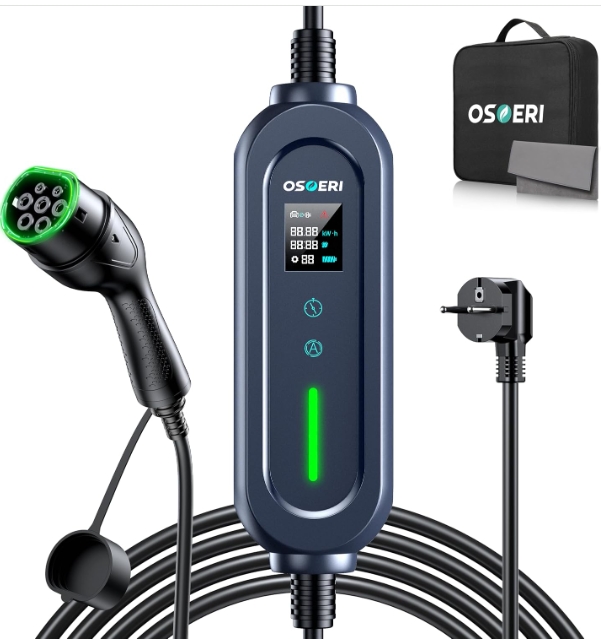 Osoeri EV Chargeur Type 2, 3.68KW 